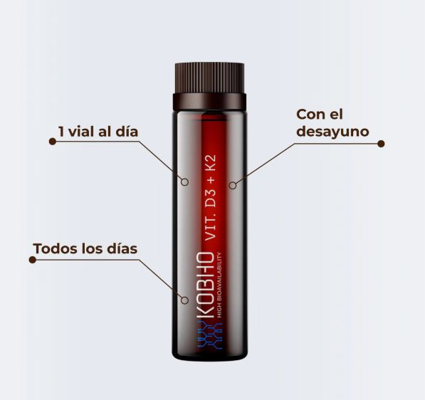 Kobho Vitamina D3 + K2 20 Viales