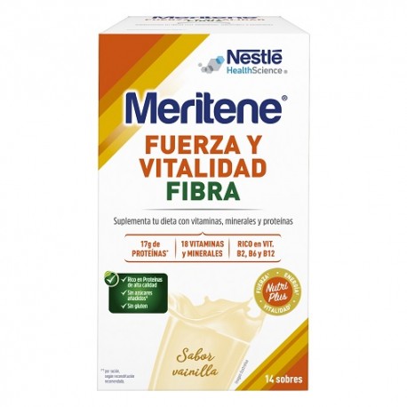 Meritene Fuerza y Vitalidad Fibra 14 sobres