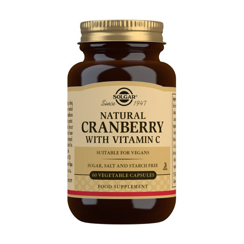 Solgar Arándano Rojo (Vaccinium macrocarpon) con Vitamina C 60 cápsulas vegetales