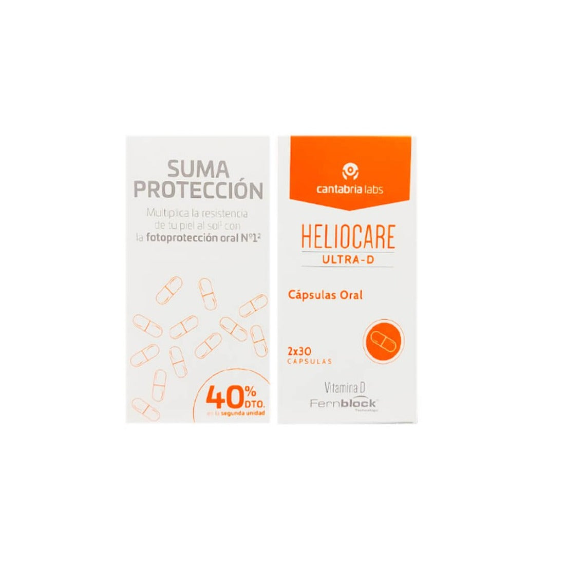 PACK PROMOCIONAL Heliocare Ultra D 2 x 30 cápsulas SPF