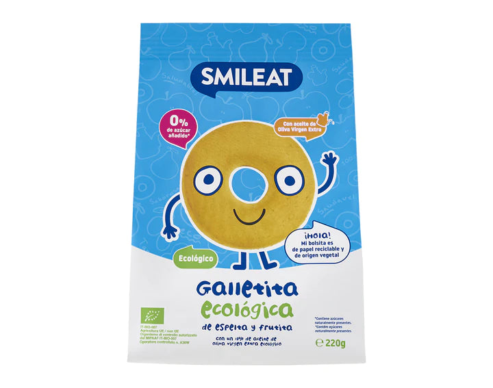 Smileat Galletita De Espelta y Frutita 220gr
