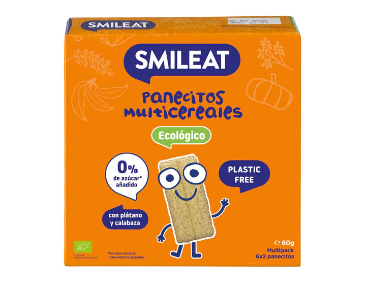 SMILEAT Panecillos Multicereales 60gr