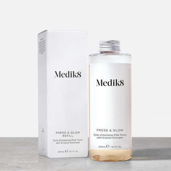 Medik8 Press & Glow Refill Tónico Exfoliante 200 mL