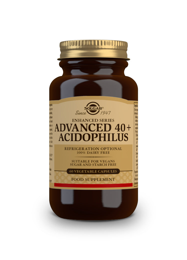 Solgar 40+ Acidophilus Avanzado Probiótico 60 cápsulas vegetales