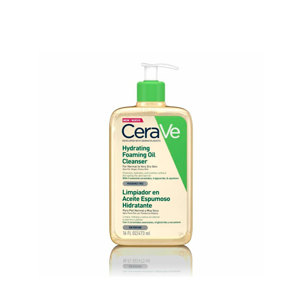 Cerave Limpiador Aceite Espumoso Hidratante 473 mL