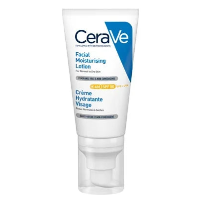 CeraVe Loción Hidratante Facial SPF50 52ml