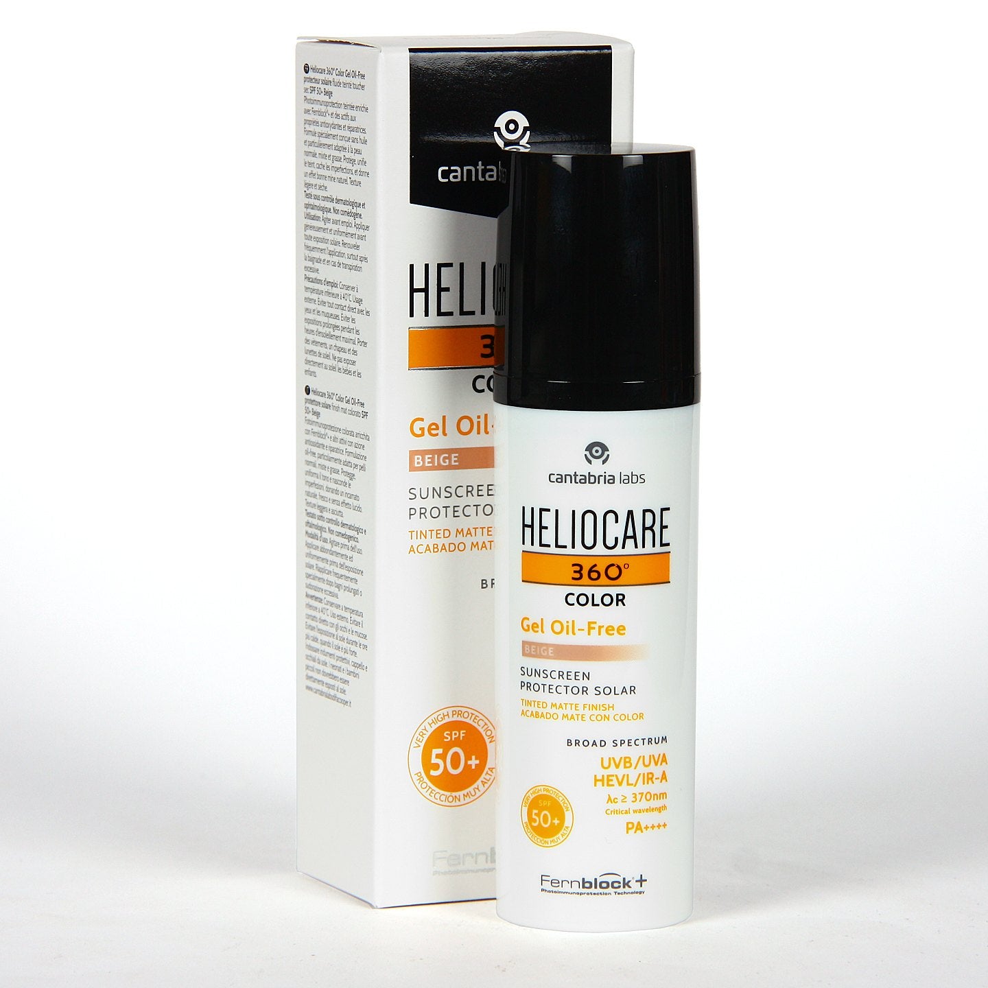 Heliocare 360º Gel Oil Free Beige SPF 50+ 50mL