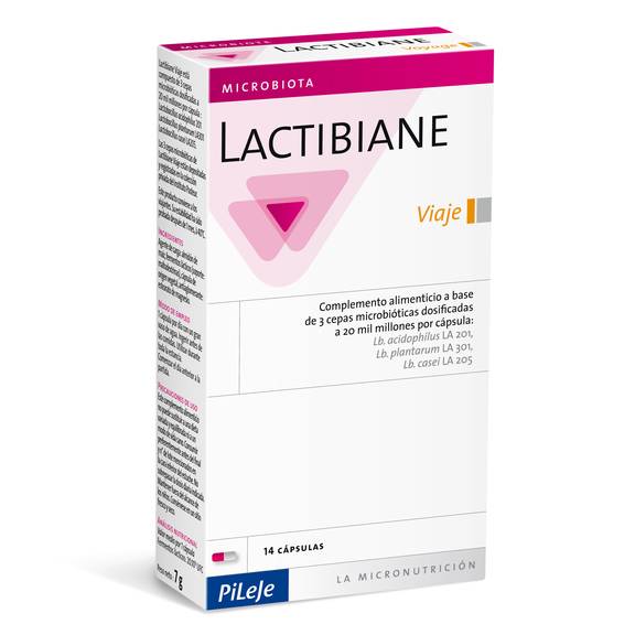 Pileje Lactibiane Viaje 14 cápsulas