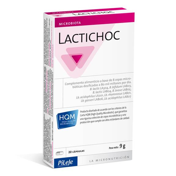 Pileje Lactichoc 20 cápsulas
