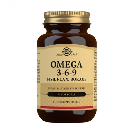 Solgar Omega 3-6-9 (Pescado, Lino y Borraja)