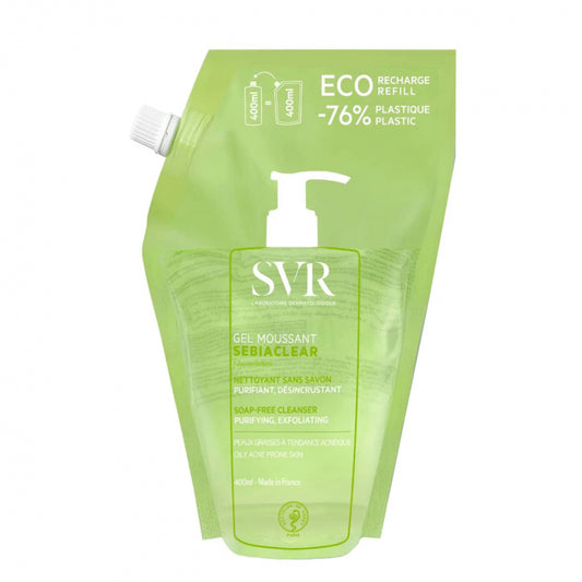 SVR Sebiaclear Gel Moussant Eco-Pack Recambio 400ML