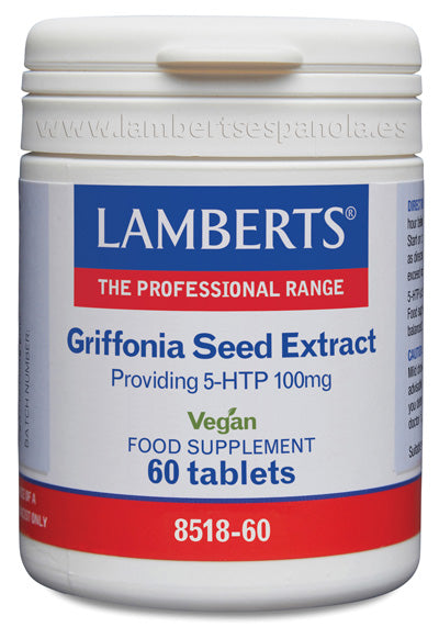 Lamberts Griffonia 5HTP 100 MG 60 tabletas