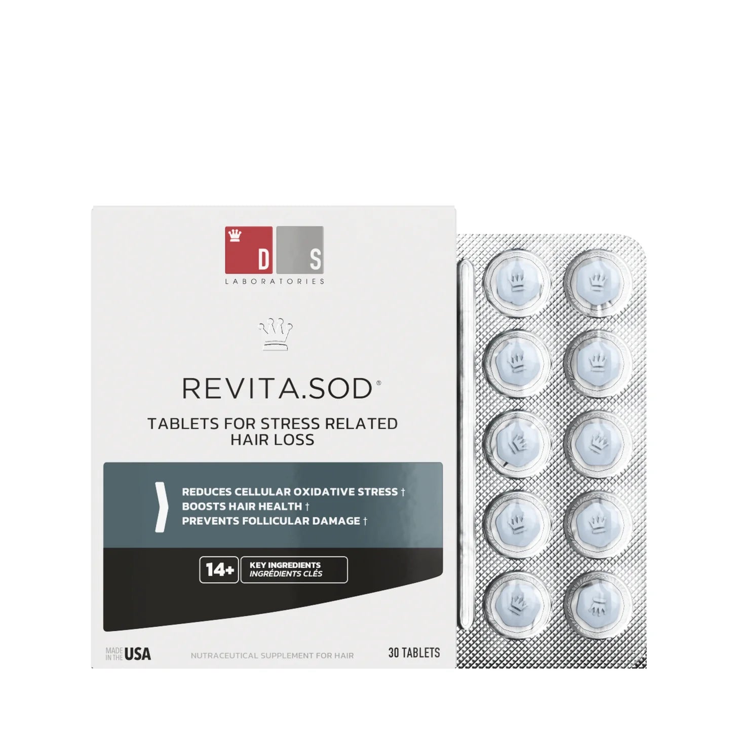 DS Labs Revita SOD Comprimidos Anticaída 30 Comprimidos
