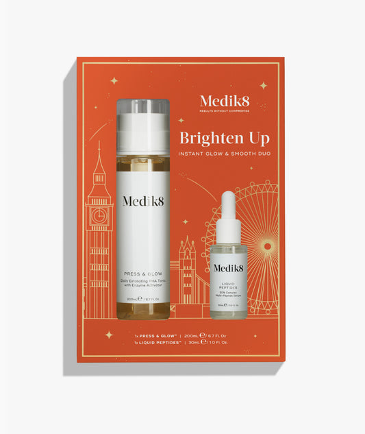 Medik8 Cofre Promocional Brighten Up Press & Glow + Liquid Peptides