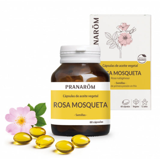 Pranarom Aceite de Rosa Mosqueta 60 cápsulas