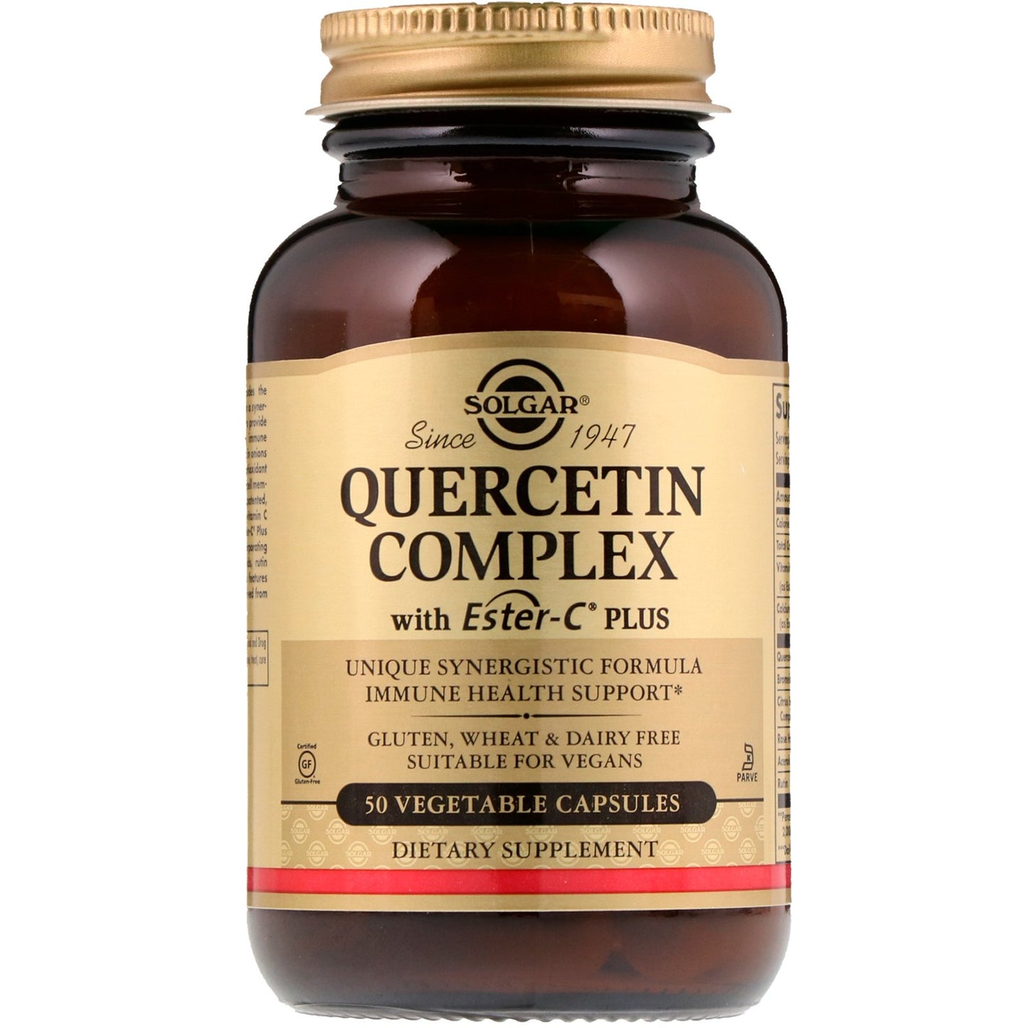 Solgar Quercitina Complex con Ester-C® Plus 100 cápsulas vegetales