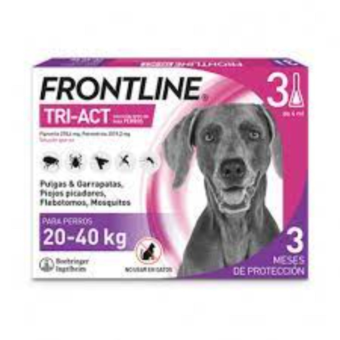 Frontline Triple-act 20-40Kg 3 pipetas