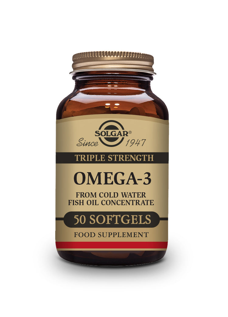 Solgar Omega-3 "Triple Concentración" 50 cápsulas blandas