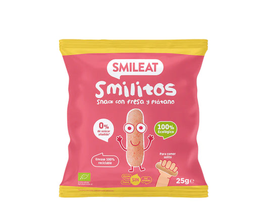 Smileat Smilitos Snack Fresa Platano 25g