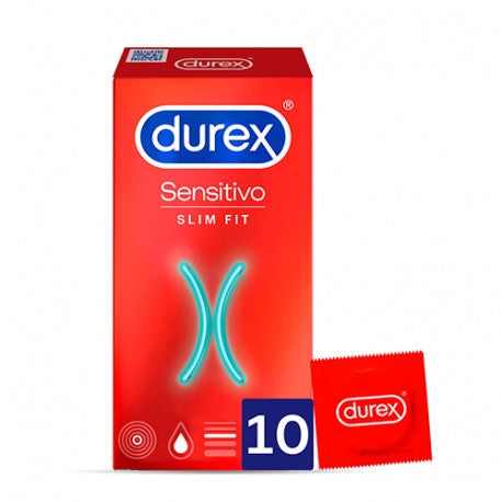 Durex Sensitivo Slim Fit 10 preservativos