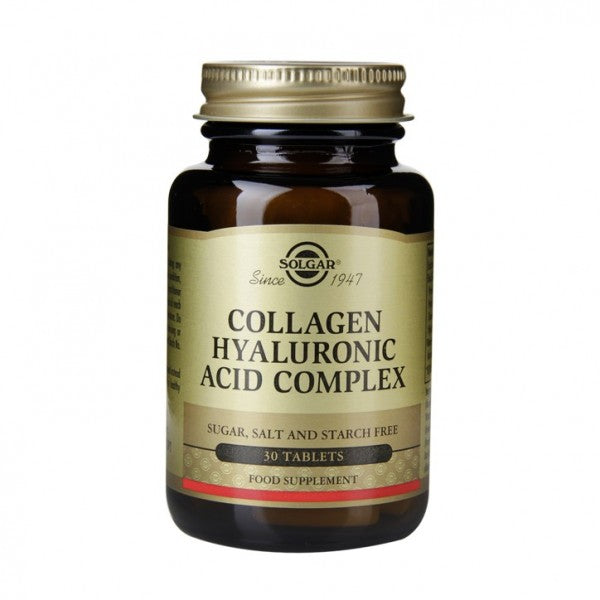 Solgar Collagen Hyaluronic Acid Complex 30 comprimidos