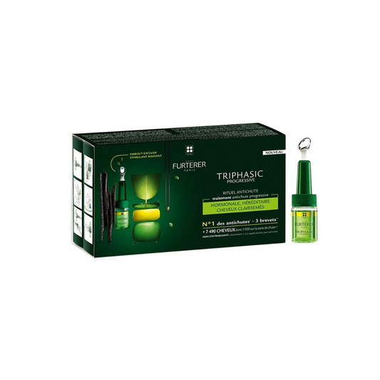 René Furterer Triphasic Progressive Tratamiento anticaída 8 Ampollas x 5,5mL